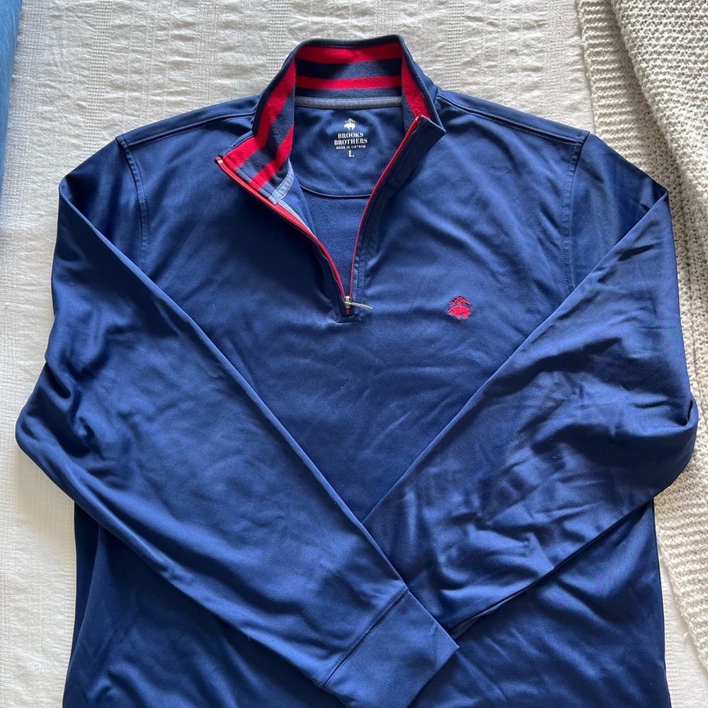 Brooks brothers half zip sweatshirt